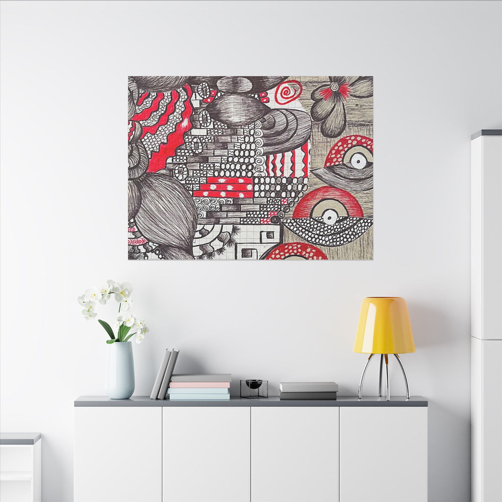 Matte Canvas, Stretched, 0.75" (Multi-Size)