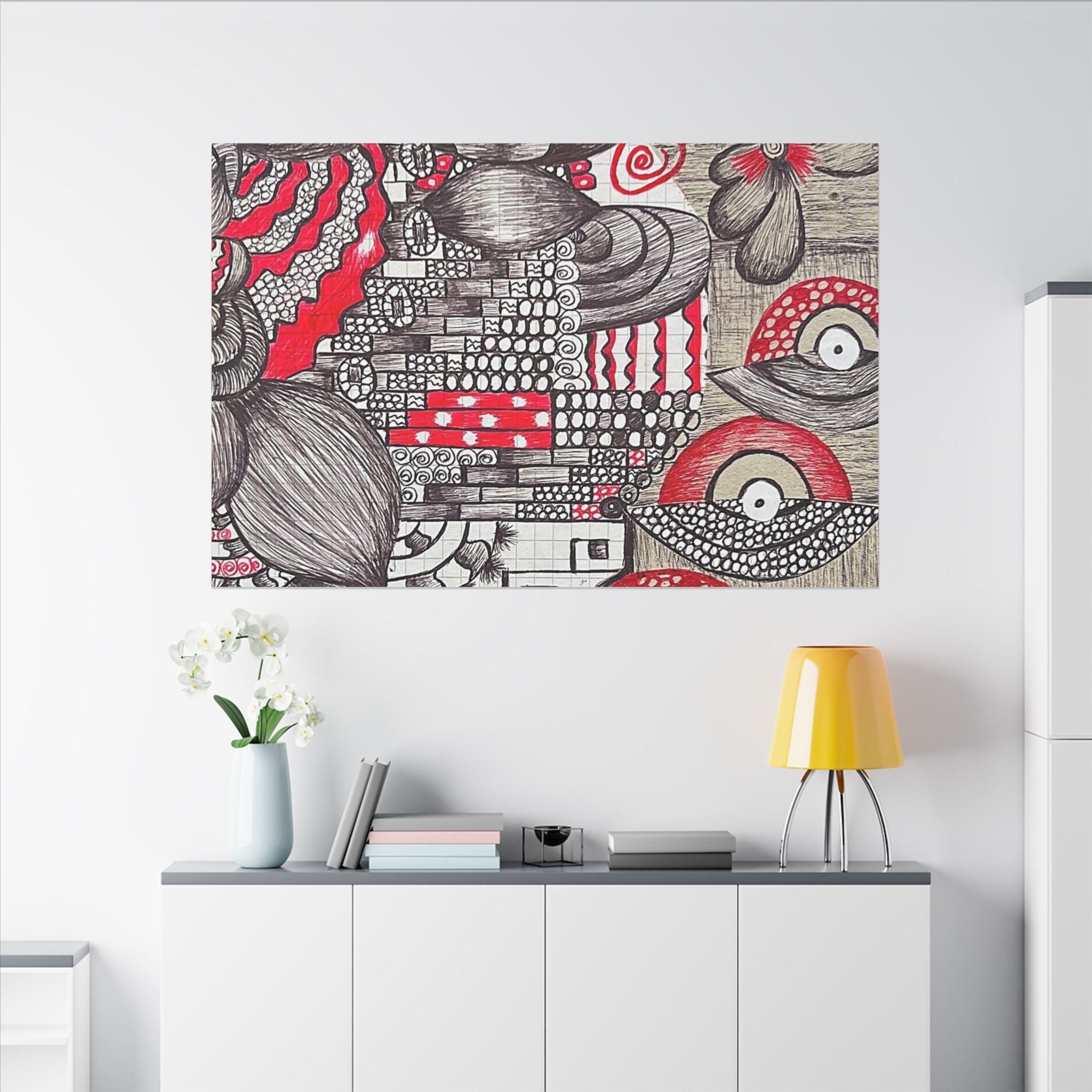 Matte Canvas, Stretched, 0.75" (Multi-Size)