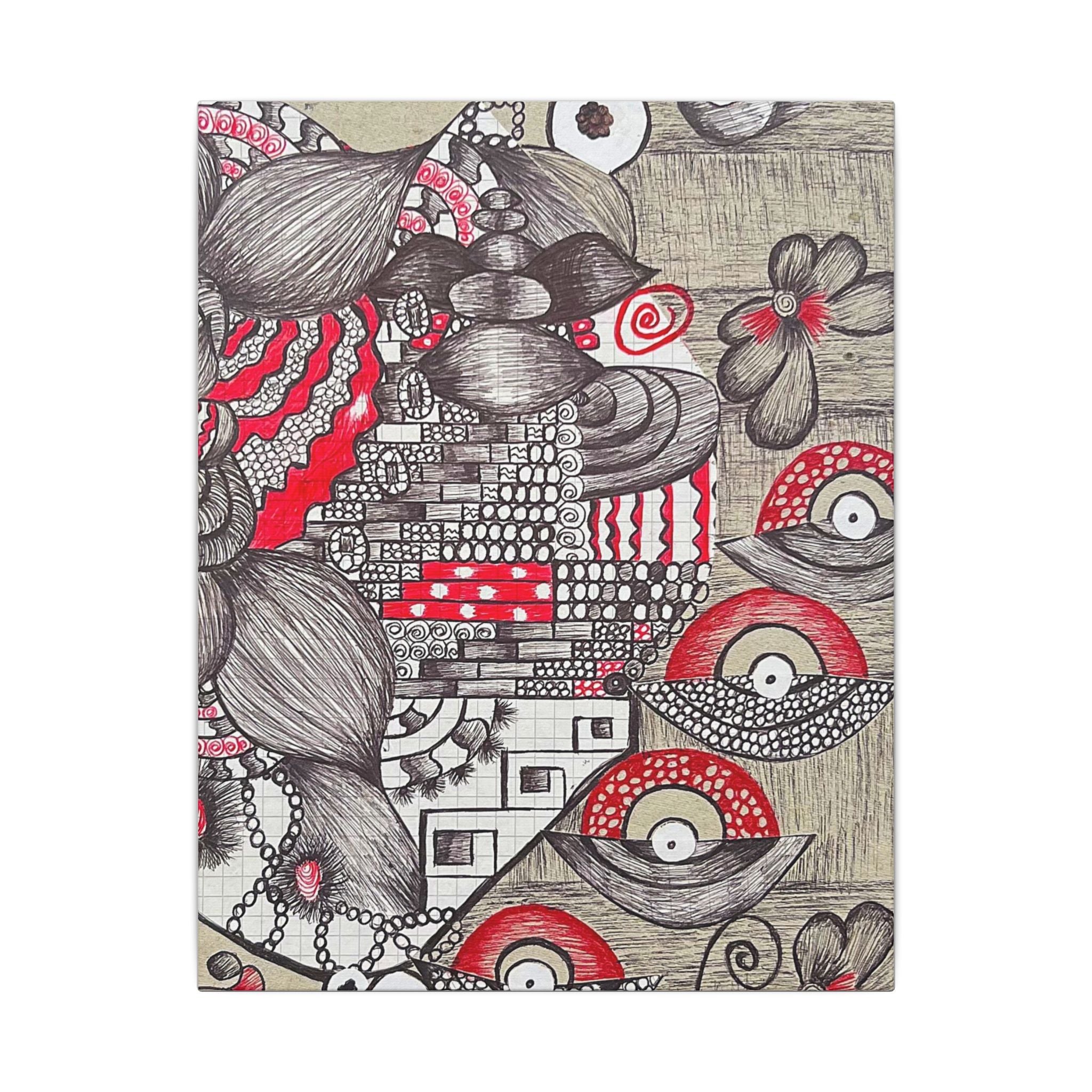 Matte Canvas, Stretched, 0.75" (Multi-Size)