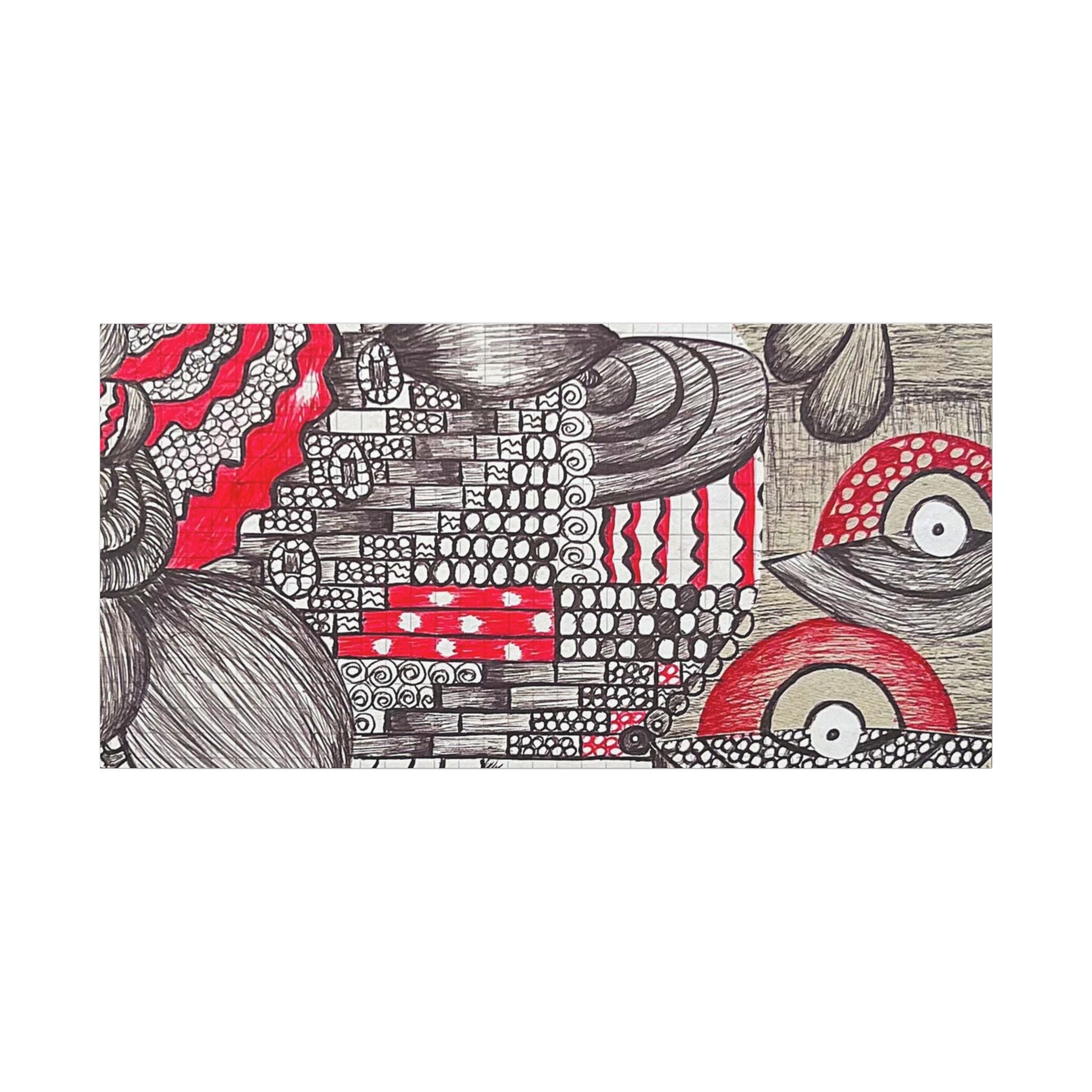 Matte Canvas, Stretched, 0.75" (Multi-Size)