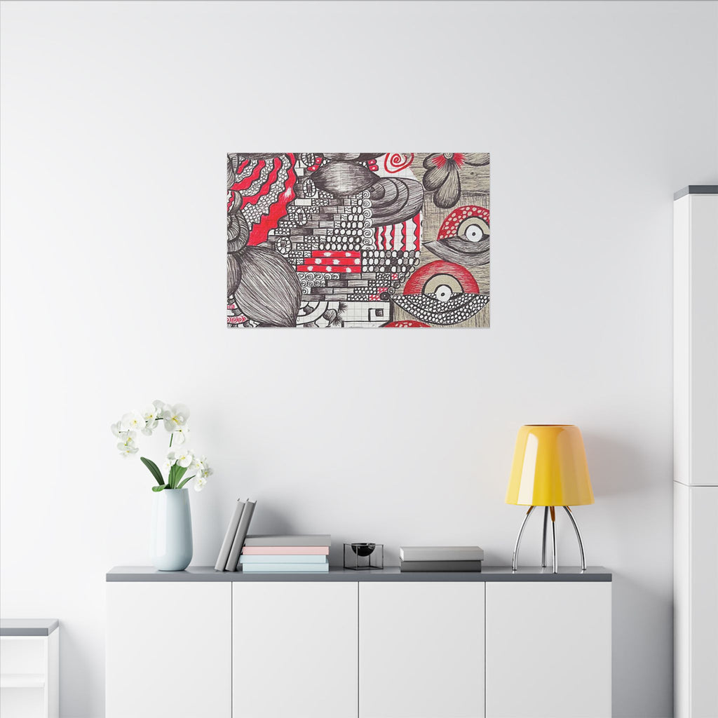 Matte Canvas, Stretched, 0.75" (Multi-Size)