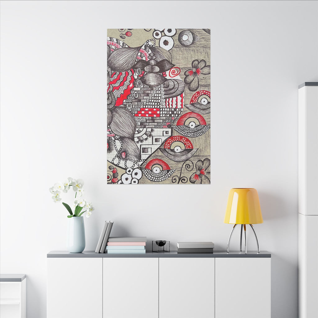 Matte Canvas, Stretched, 0.75" (Multi-Size)